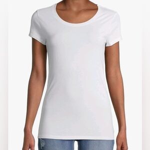 No Boundaries White Short Sleeve Shirt Junior Size M (7-9)